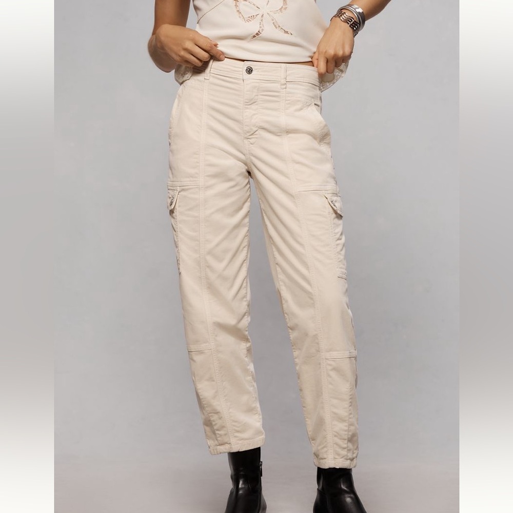 Anthropologie Carson Utility Barrel Pants: Corduroy Edition Size 2